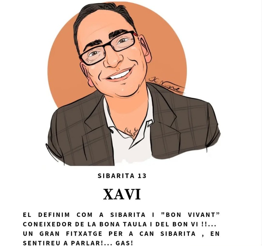Caricatura Xavi