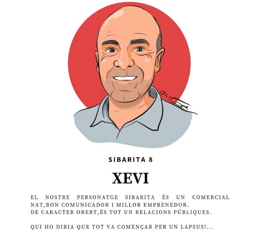 Caricatura Xevi